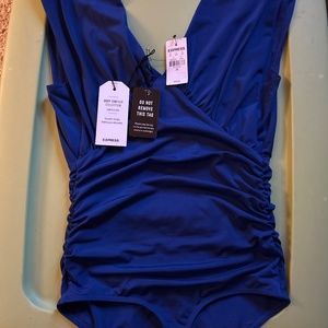 Royal Blue Body Suit - Express